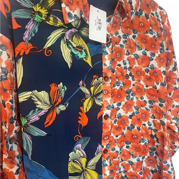 Bucketlist Multicolored Top - Size Small, NWT! - Picture 2 of 5